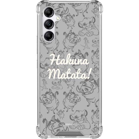Disney The Lion King Hakuna Matata Galaxy A15 5G Clear Case